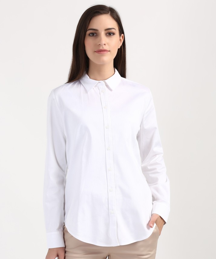 white formal shirt for girl online