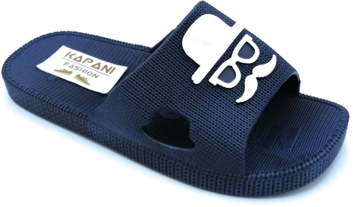 kapani black slide flip flop