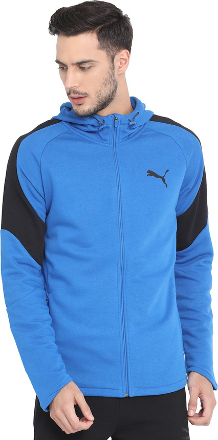 puma full sleeve colorblock men jacket