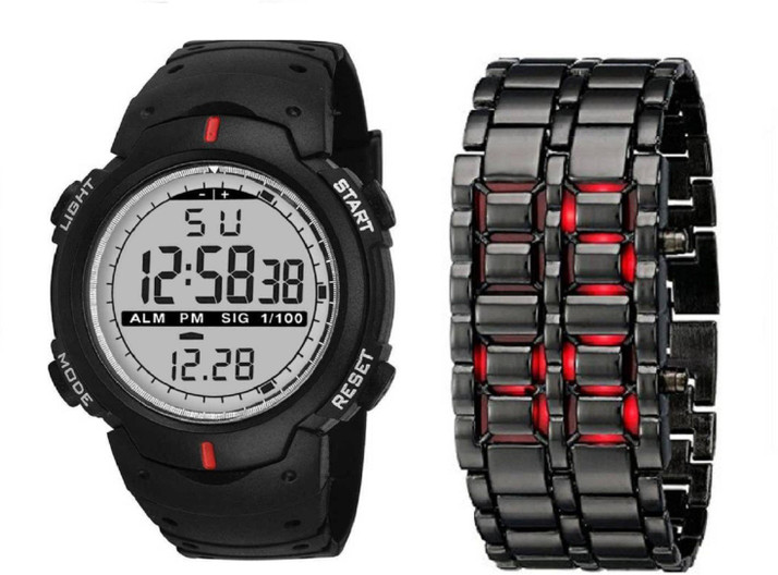 digital watch round