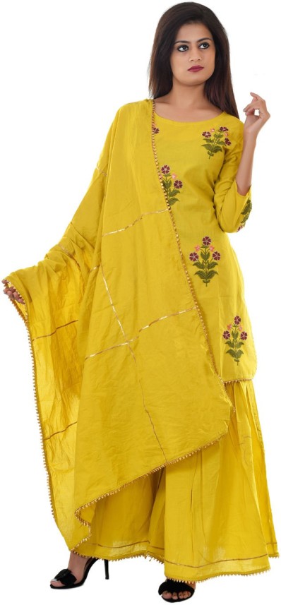 kurti sharara set flipkart