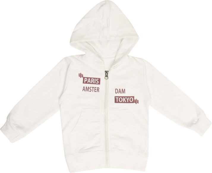 baby boy white hoodie