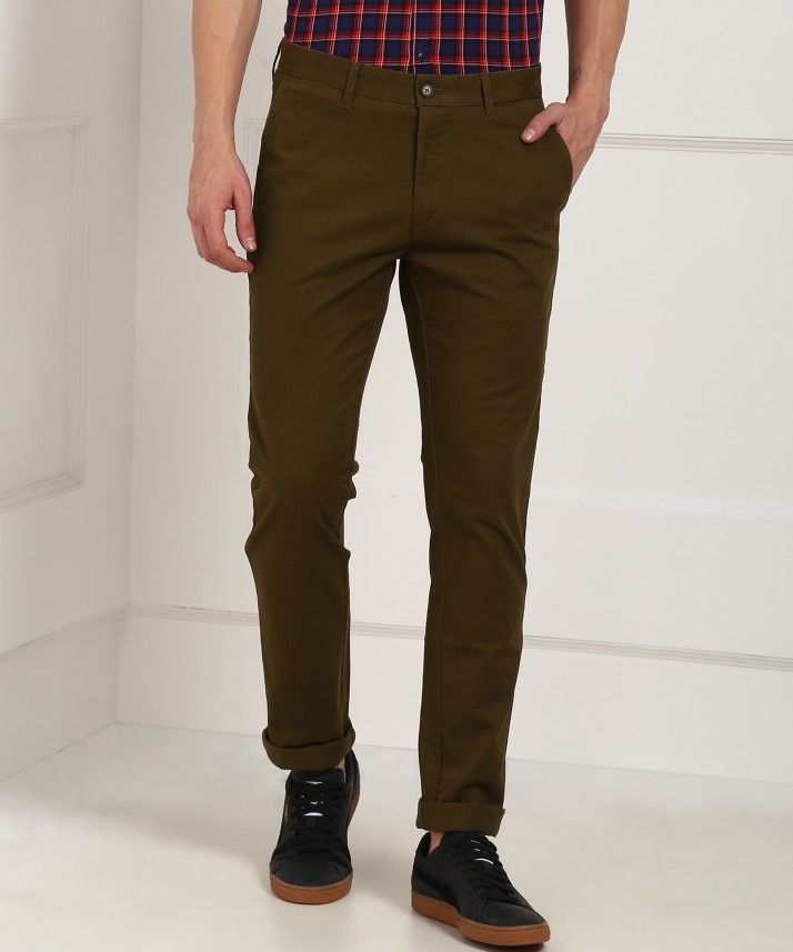 us polo cotton trousers