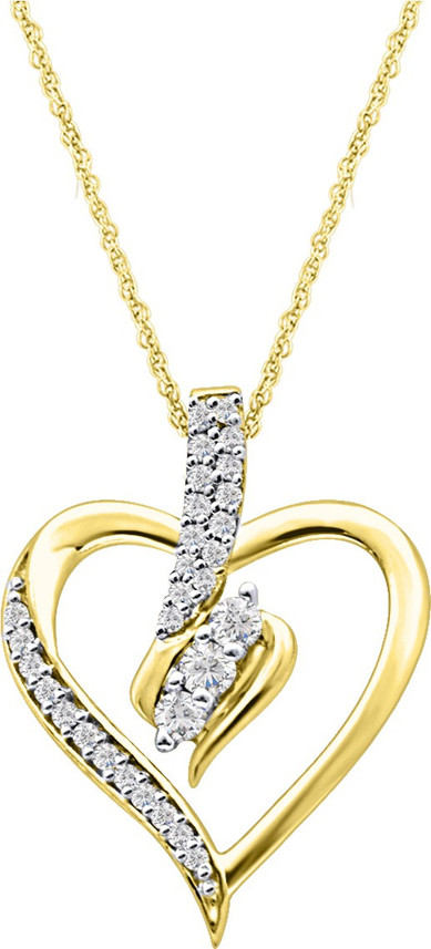 SilverDew Pure Silver Heart Necklace 