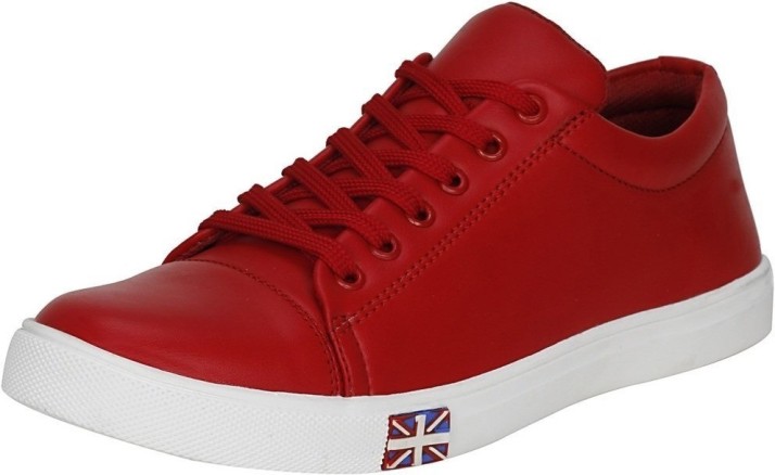 red colour shoes flipkart