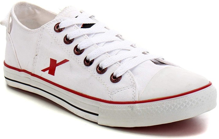 sparx canvas shoes white