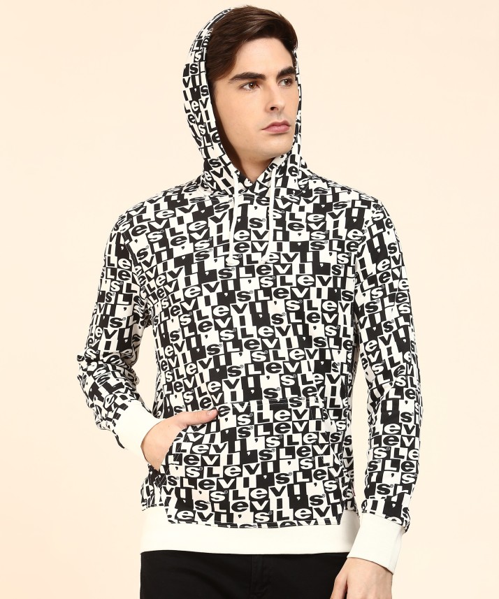 levi's full sleeve printed men's sweatshirt