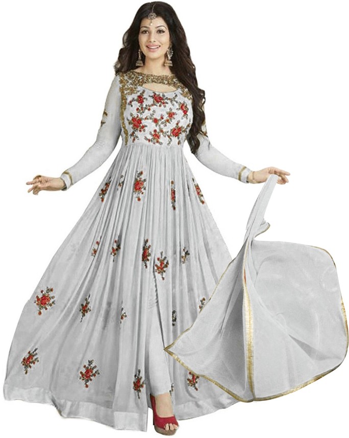 flipkart long dress with dupatta