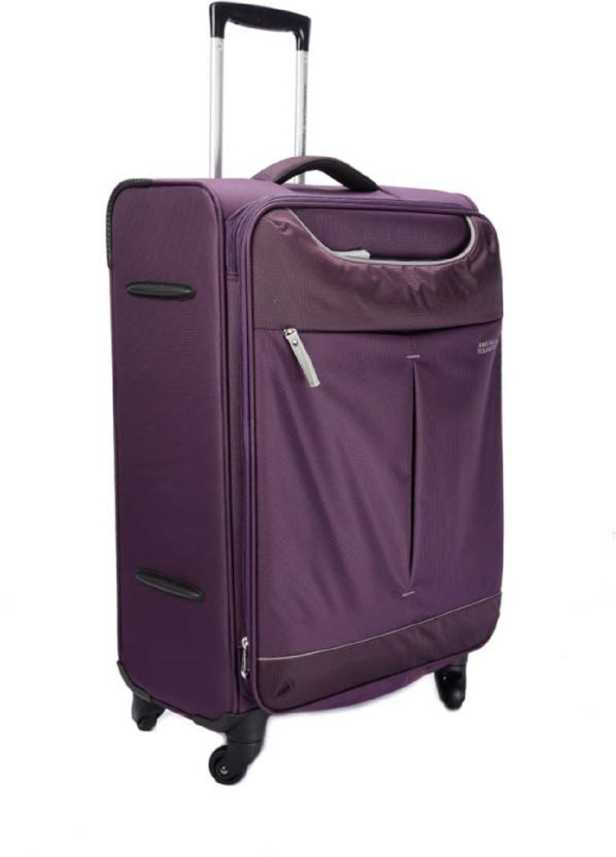 American Tourister Suitcase Cabin Luggage 22 Inch Purple Price