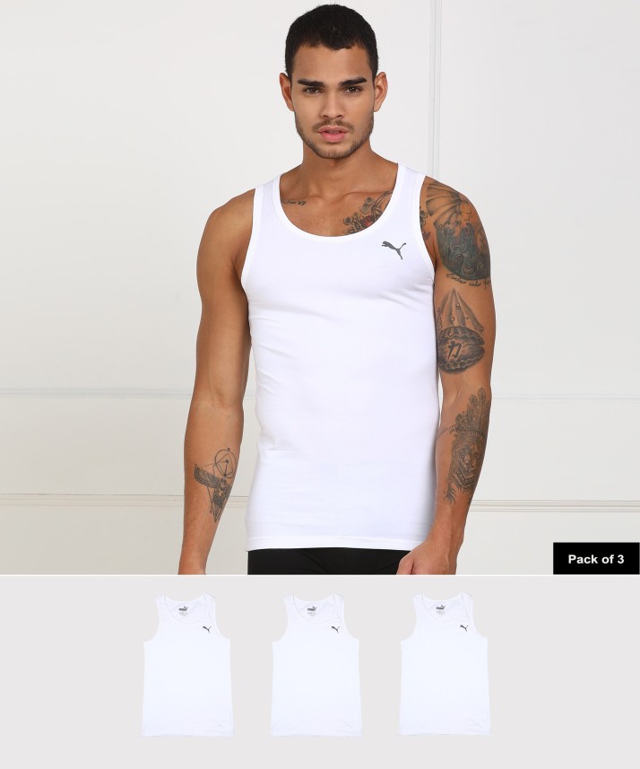 white puma vest