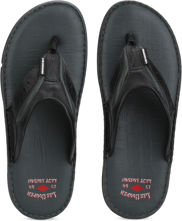 lee cooper men black sandals