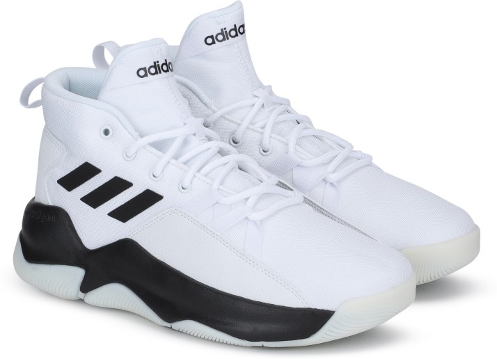 white basketball shoes adidas