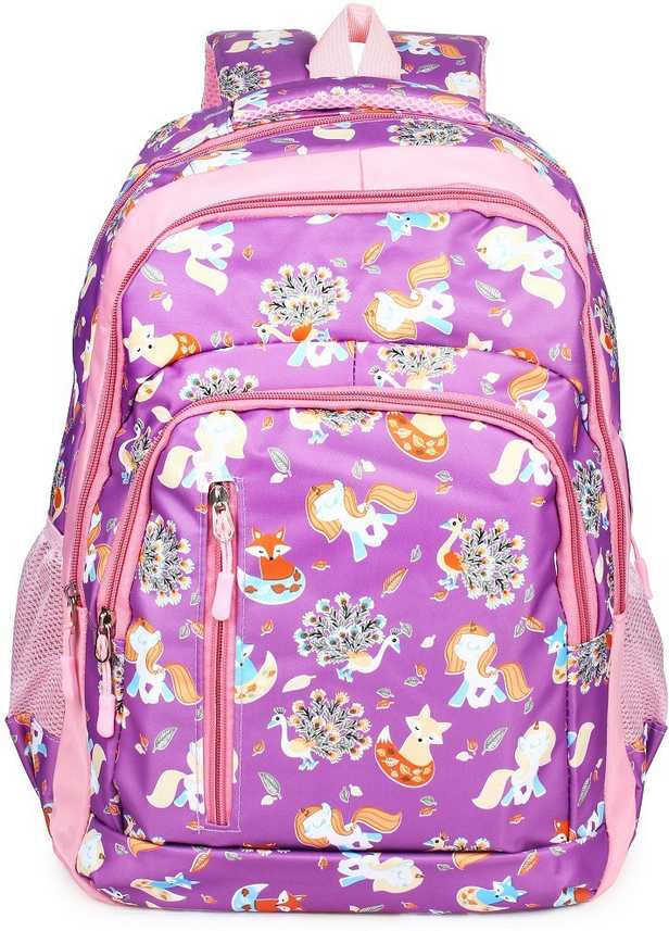 Online World Unicorn Casual College Backpack For Girls Extra