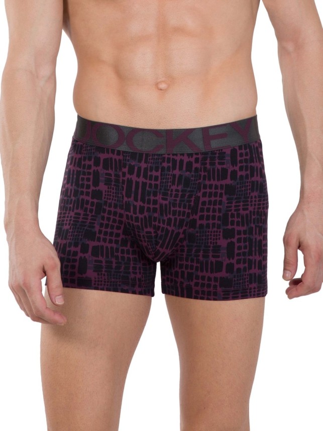 jockey men's printed trunks