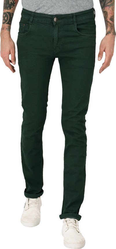 dark green jeans mens