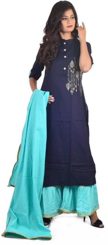 kurti sharara set flipkart