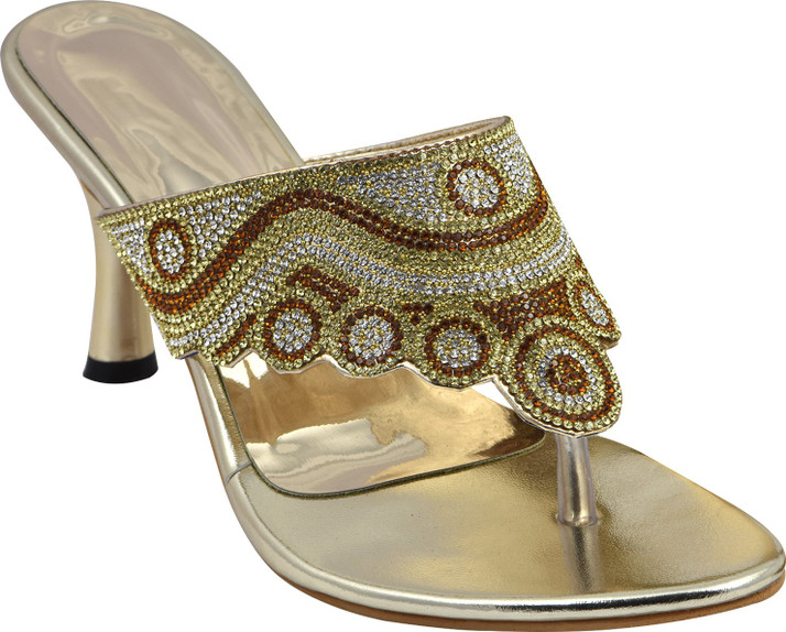 gold colour shoes online