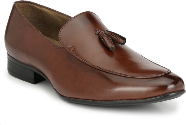 Levanse Brown Tassel Formal Shoes 