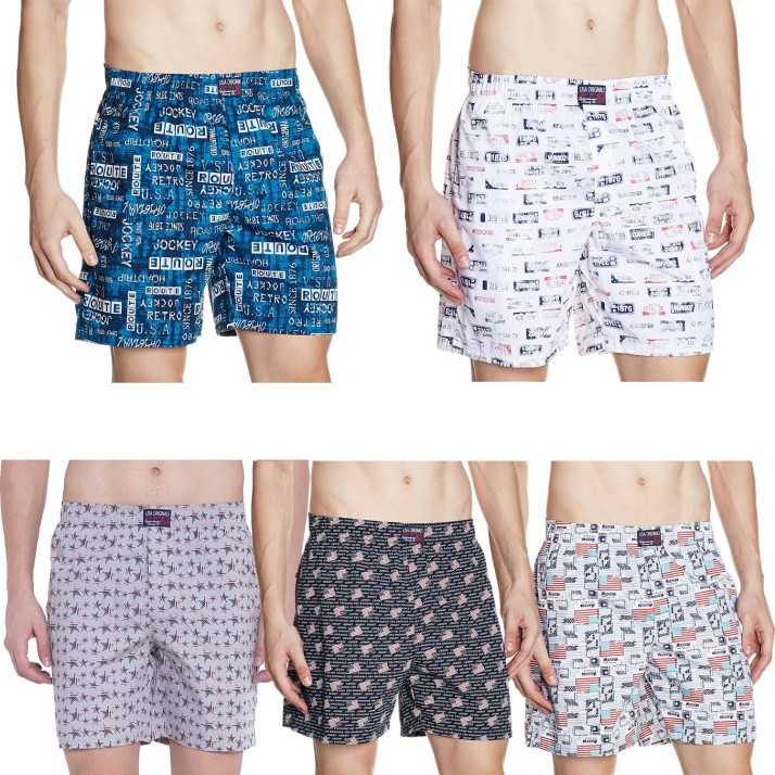 jockey printed boxer shorts