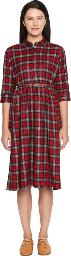 pantaloons red dress