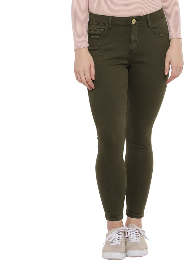dark green jeans