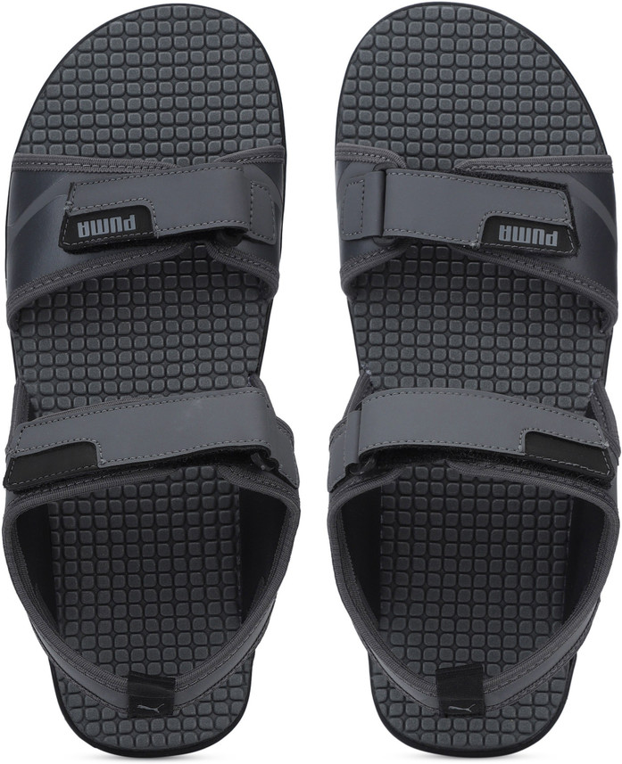 puma grey sports sandals