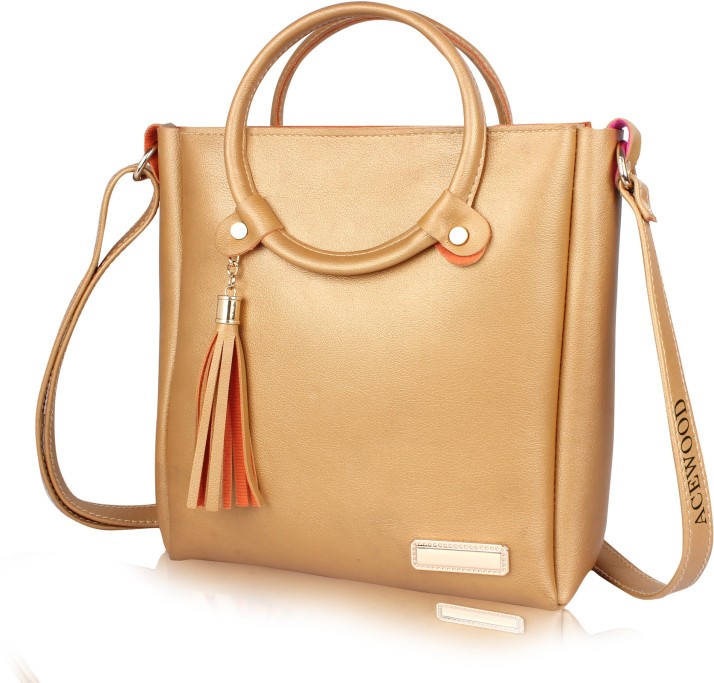 gold sling bag