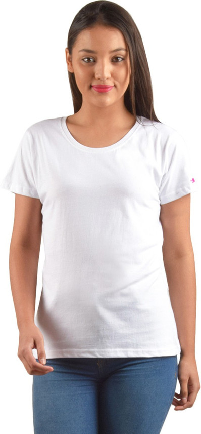 plain white t shirt flipkart
