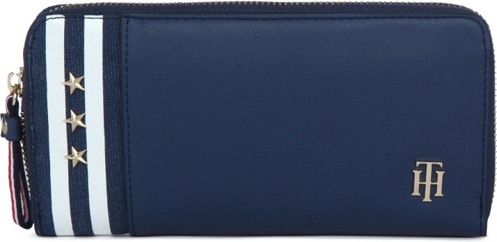 tommy hilfiger blue wallet