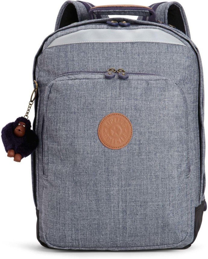 navy blue kipling backpack