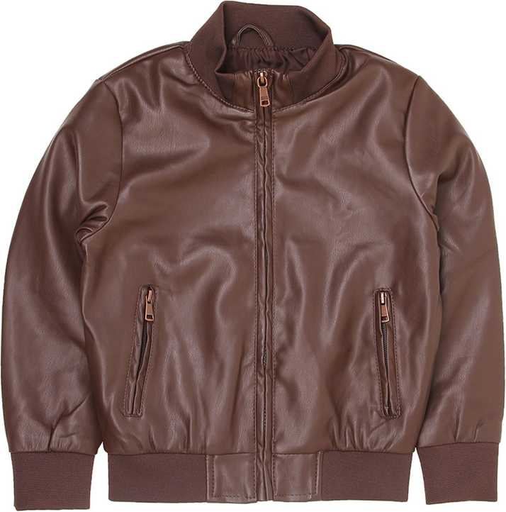 Indian Terrain Full Sleeve Solid Boys Jacket