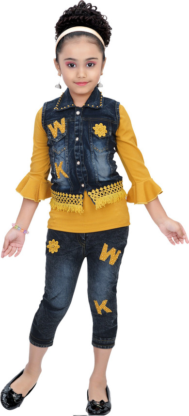 jeans top for kids