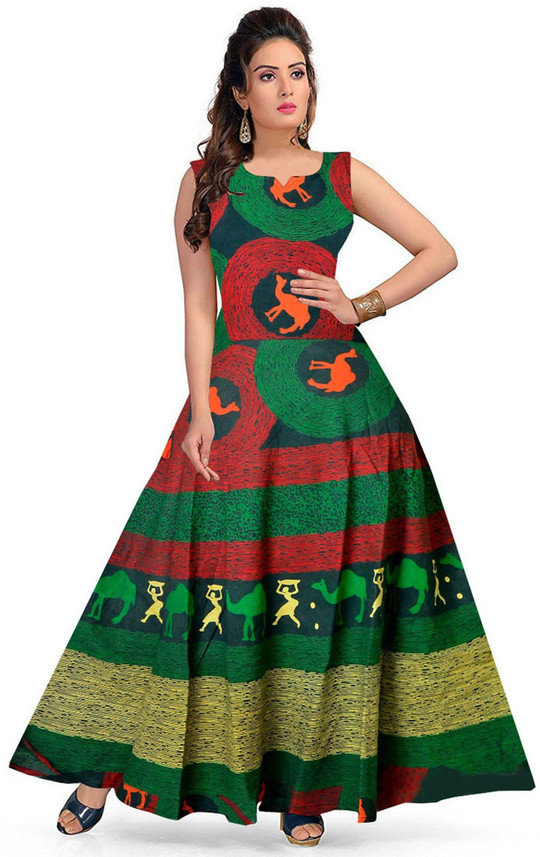 Red and green dress Clearance