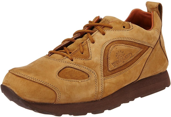 woodland men's leather sneakers flipkart