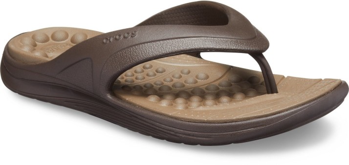 brown crocs flip flops