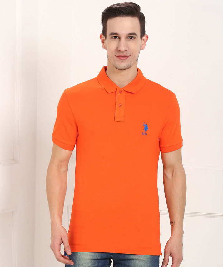 U.S. POLO ASSN. Solid Men Polo Neck 
