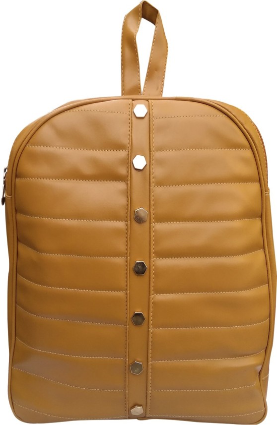 yellow fashion backpack