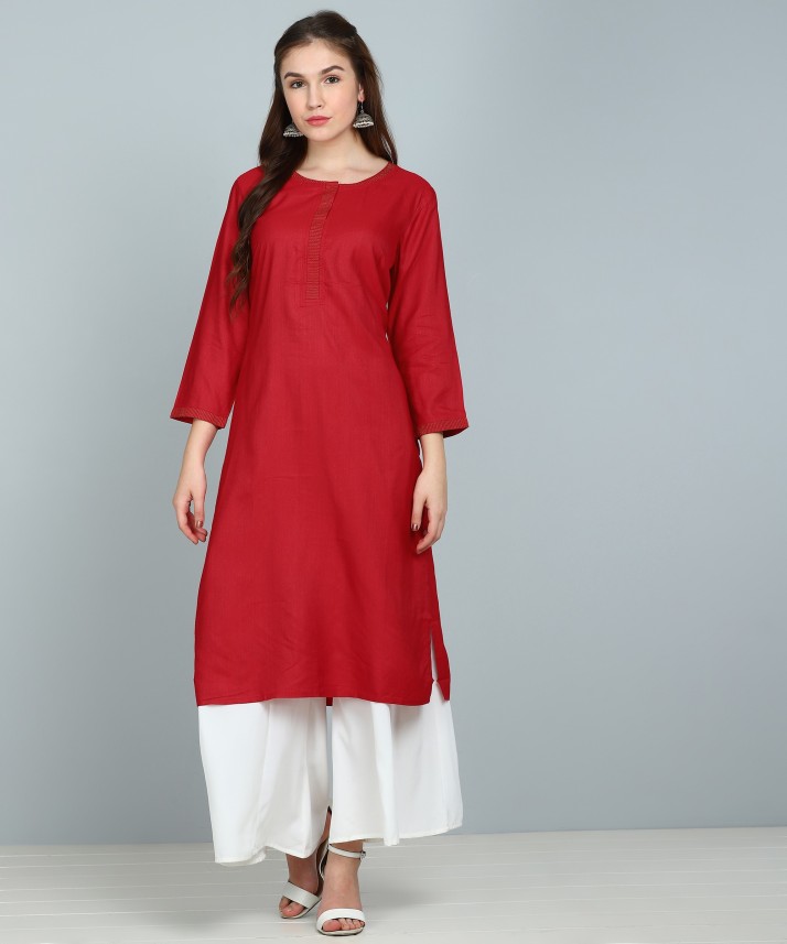 fabindia red kurta