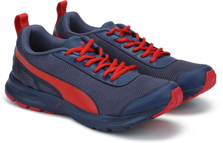 puma shoes red and blue