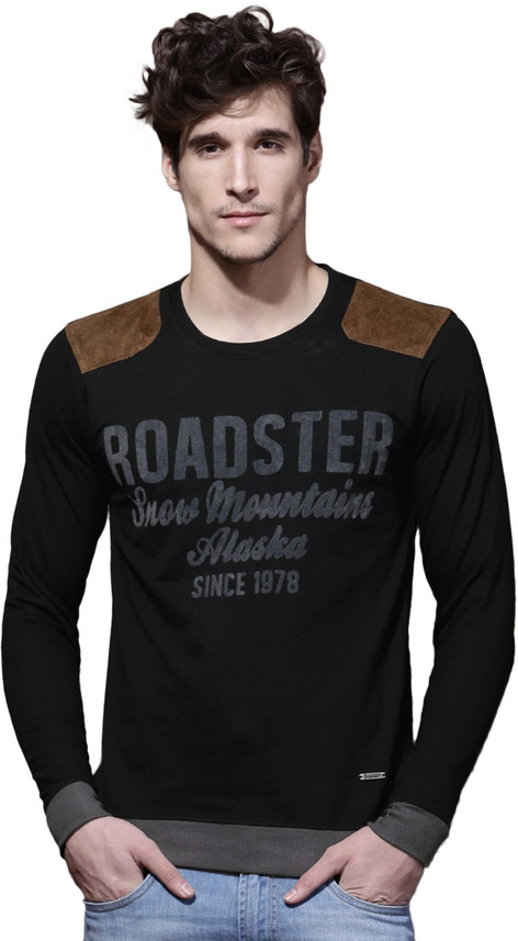Roadster Color Block Men Round Neck 
