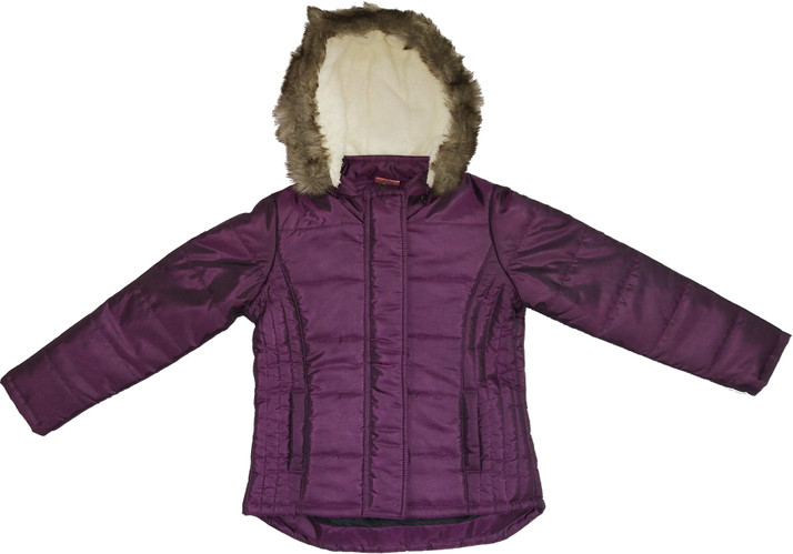 fluffy girls jacket