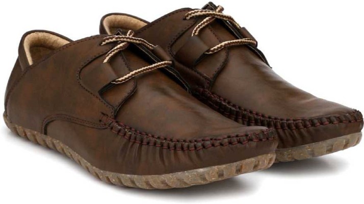 brown casual shoes flipkart