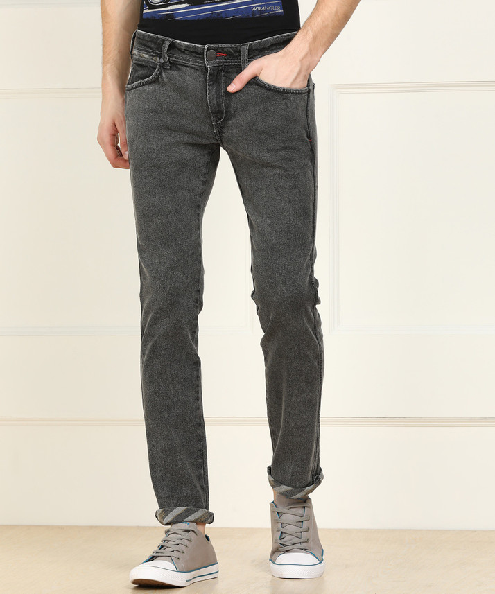 wrangler mens grey jeans
