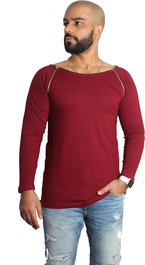 boat neck t shirt mens
