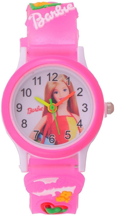 girls watch barbie