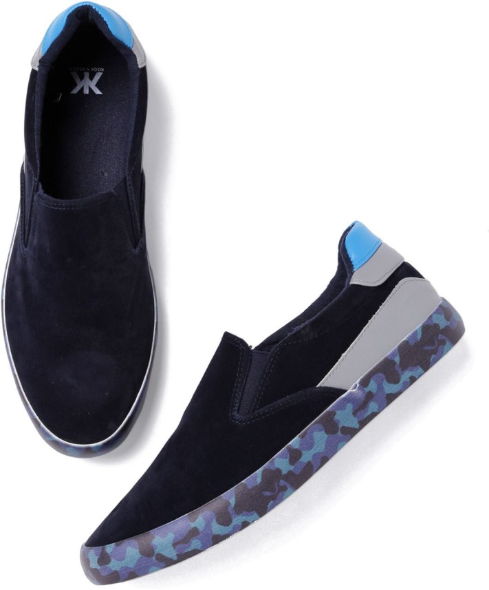 kook n keech navy blue sneakers