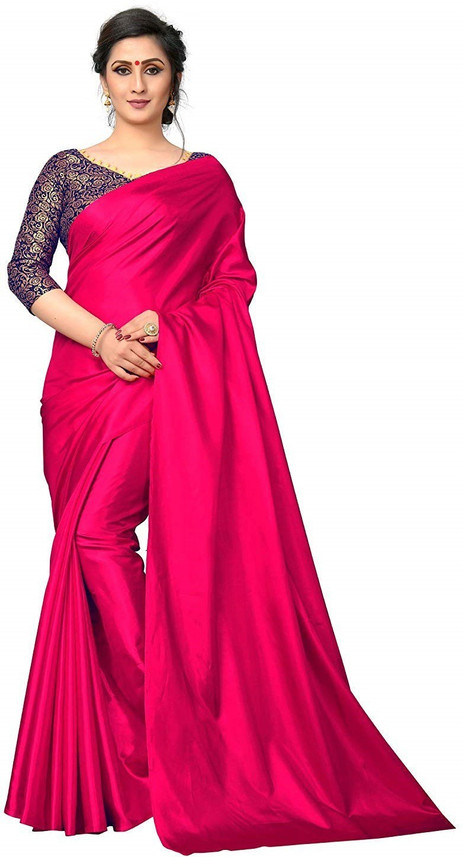 plain saree flipkart