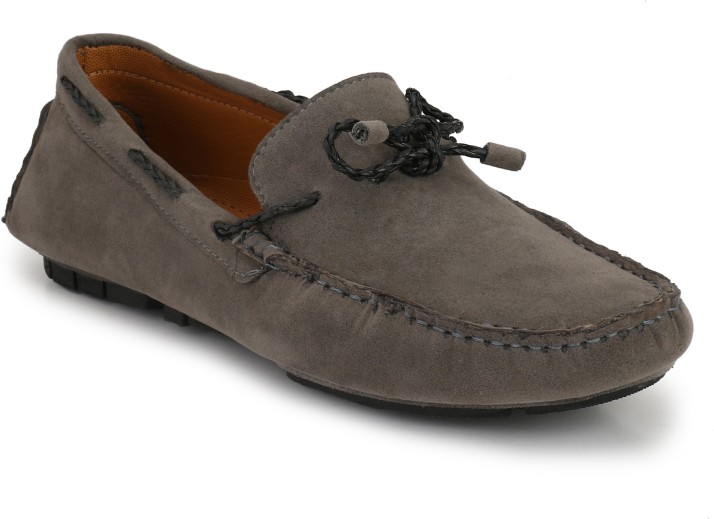 grey driving shoes