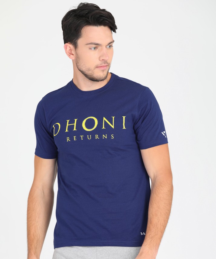 dhoni printed t shirt