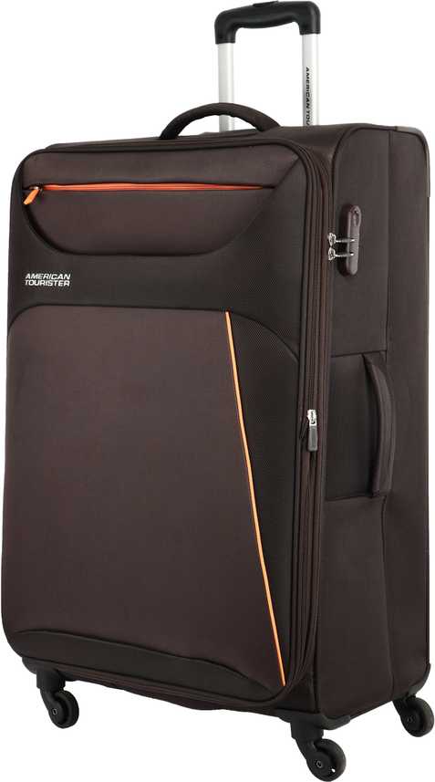 American Tourister Amt Z Strike Sp79cm Chocolate Brown Expandable Check In Luggage 32 Inch Chocolate Brown Price In India Flipkart Com
